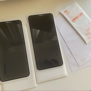 iPhone XS Max Glass Anti-peeper screen protection X2